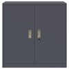 vidaXL Storage Cabinet Anthracite 90 x 40 x 90 cm Steel