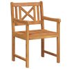 vidaXL Garden Chair 8 pcs 56 x 56 x 90 cm Solid Acacia Wood