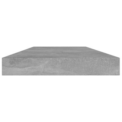 vidaXL Bookshelf Boards 4 pcs Concrete Grey 40x10x1.5 cm Engineered Wood
