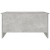 vidaXL Coffee Table Concrete Grey 80x55.5x41.5 cm Engineered Wood
