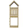vidaXL Play Tower Brown 52.5 x 85 x 265 cm Solid Impregnated Wood