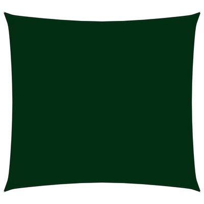 vidaXL Sunshade Sail Oxford Fabric Square 2.5x2.5 m Dark Green