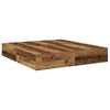 vidaXL Storage Bed Frame with Drawer Old Wood 180 cm Engineered Wood