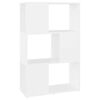 vidaXL Book Cabinet Room Divider White 60x24x94 cm Engineered Wood