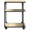 vidaXL Printer Stand 3-Tier Sonoma Oak 43x48x64 cm Engineered Wood
