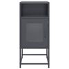 vidaXL Bedside Cabinet Anthracite 36x39x78 cm Cold-rolled Steel