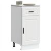 vidaXL Kitchen Base Cabinet&nbsp;Porto White Engineered Wood