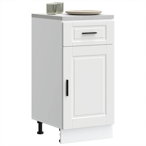 vidaXL Kitchen Base Cabinet&nbsp;Porto White Engineered Wood