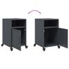 vidaXL Bedside Cabinets 2 pcs Anthracite 36x39x59 cm Steel