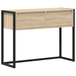 vidaXL End Table Sonoma 100 x 36 x 75 cm Engineered Wood