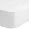 Good Morning Jersey Fitted Sheet 60x120 cm White