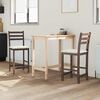 vidaXL Dining Chairs 2 pcs Light Brown 40 x 47.5 x 99.5 cm