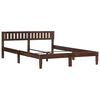 vidaXL Bed Frame without Mattress Solid Mango Wood 160 cm