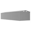 vidaXL Garden Shed Grey 257x779x181 cm Galvanised steel