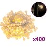 vidaXL Globe Fairy String Lights 40m 400 LED Warm White 8 Function