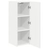 vidaXL TV Wall Cabinet 2 pcs White 30 x 31 x 80 cm Engineered Wood