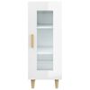 vidaXL Sideboard High Gloss White 34.5x34x90 cm Engineered Wood