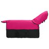 vidaXL Horse Blanket Pink and Black 85 cm Polyester