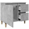 vidaXL Sink Cabinet Concrete Grey 65x33x60 cm Engineered Wood