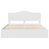 vidaXL Bed Frame with Drawer White 200 x 200 cm Engineer Wood