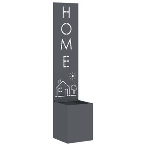 vidaXL Garden Privacy Screen Anthracite 32 x 140 cm Cold-rolled steel