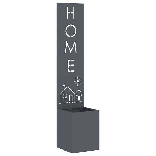 vidaXL Garden Privacy Screen Anthracite 32 x 140 cm Cold-rolled steel