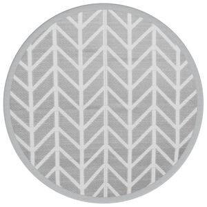vidaXL Outdoor Carpet ARAKIL Grey &Oslash;160 cm PP