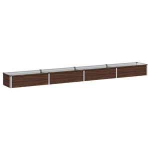 vidaXL Raised Garden Bed Black Walnut 320 x 40 x 24 cm