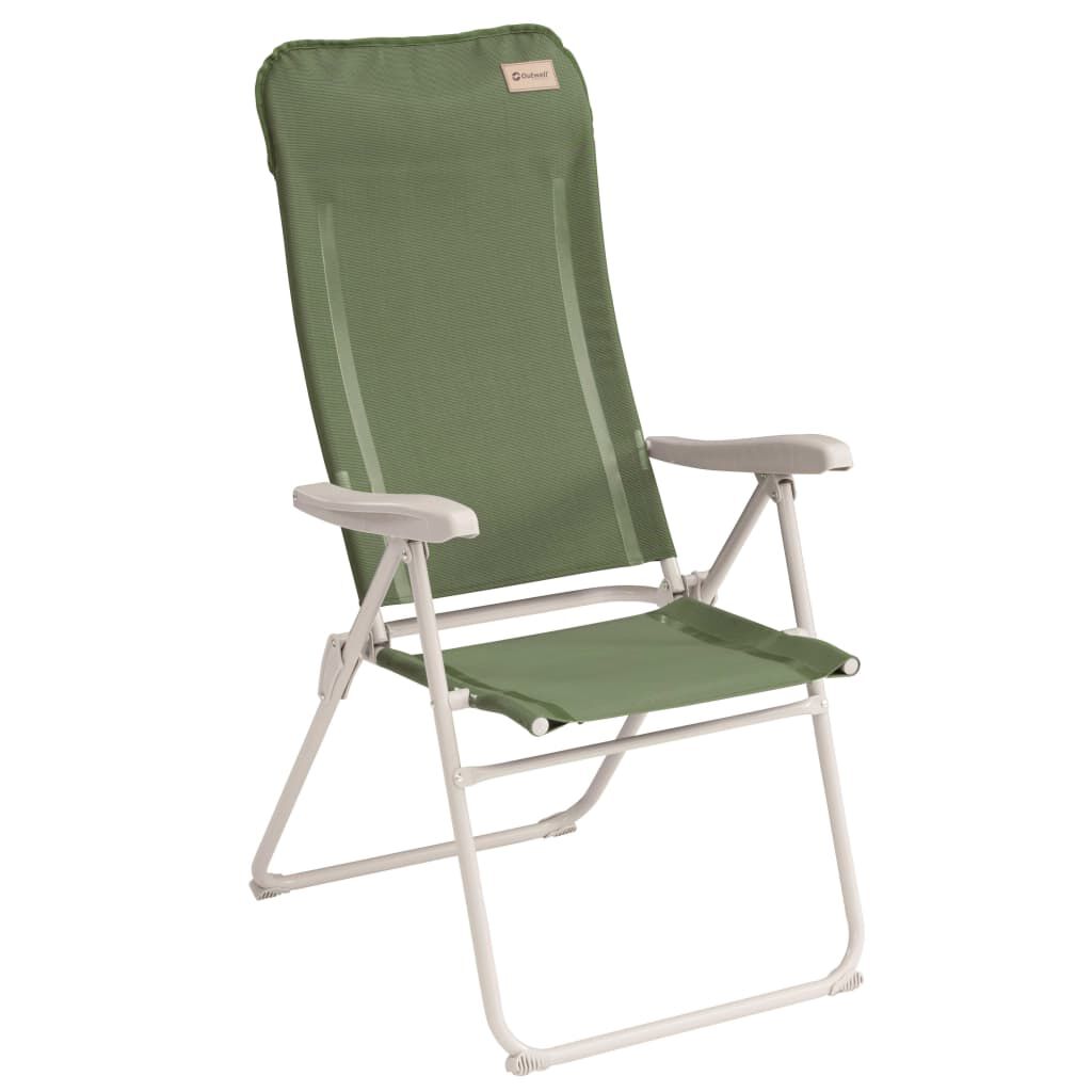 High back sales reclining camping chair