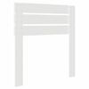 vidaXL Headboard with Headboard White 75 cm Engineered wood