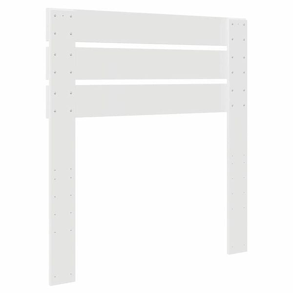 vidaXL Headboard with Headboard White 75 cm Engineered wood