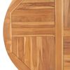vidaXL Table Top Solid Teak Wood Round 2.5 cm 90 cm