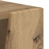 vidaXL Side Shelf Artisan Oak 33 x 32 x 70.5 cm Engineered Wood
