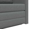 vidaXL Folding Sofa Bed Dark Grey 124 x 71 x 78 cm Fabric