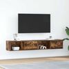 vidaXL TV Cabinets 2 pcs Smoked Oak 80x31x25.5 cm Engineered Wood