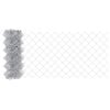 vidaXL Chain Link Fence Silver 10 x 0.6 m Galvanised steel