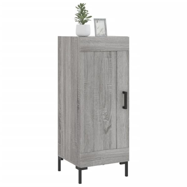 vidaXL Sideboard Grey Sonoma 34.5x34x90 cm Engineered Wood