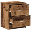 vidaXL Bedside Cabinets 2 pcs with 2 Drawers Old Wood 40x36x50 cm