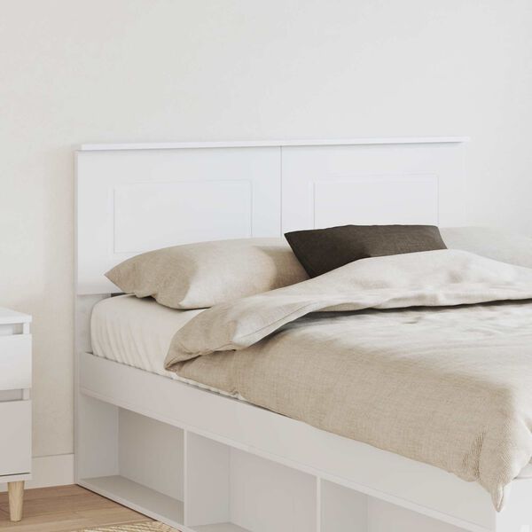 vidaXL Headboard White 120 cm Engineered wood
