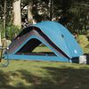 vidaXL Camping Tent 1-Person Blue Waterproof