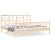 vidaXL Bed Frame without Mattress 200x200 cm Solid Wood Pine