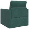 vidaXL Sofa Bed Dark Green 74 x 77 x 81 cm Velvet