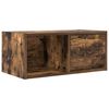 vidaXL TV Cabinets 2 pcs Smoked Oak 60x31x25.5 cm Engineered Wood
