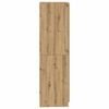 vidaXL Wardrobe Artisan Oak 80x52x180 cm Engineered Wood