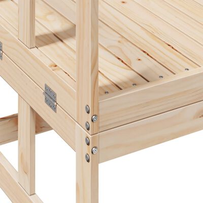 vidaXL Garden Sofa Bench Extendable Solid Wood Pine