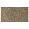 vidaXL Area Rug Natural and Black 60 x 110 cm Jute