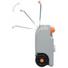 vidaXL Wheeled Water Tank for Camping 25 L Grey