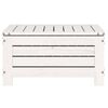 vidaXL Garden Footstool White 62x63.5x32 cm Solid Wood Pine