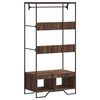 vidaXL Wardrobe Brown Oak 90x50x180 cm Engineered Wood