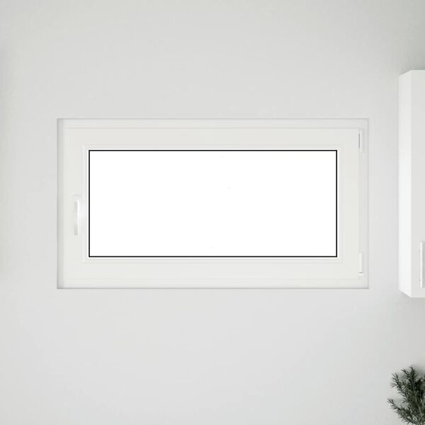 vidaXL Basement Window "RISOR" 110x70 cm Tilt&Turn DIN Right Anthracite